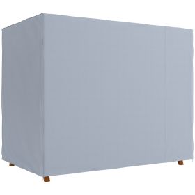 Outdoor Patio Hammock Porch Swing Cover with UV, Water, & Dust Fighting Material, 81" x 49" x 65", Dark Gray