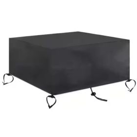 Square Fire Pit Cover, 30 In, Black (Option: 30x30x13 in)