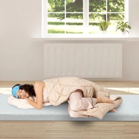 75"D x 25"W x 2.5"H Memory Foam Camping Mattress (Option: As picture)