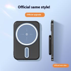 Power Bank Magsafe Magnetic Wireless Charger 5000 MA (Option: Black-5000 MA)